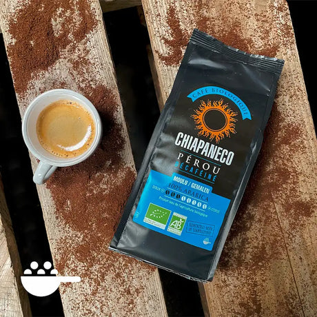 Photo packaging décaféiné sans solvant 250gr