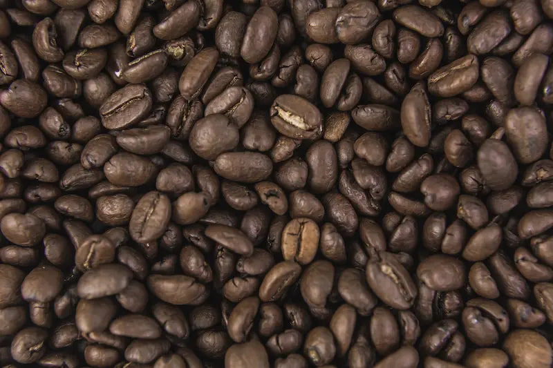 café grain vue du dessus