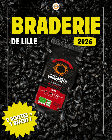 Offre Braderie - Café grain 250 gr x 3 paquets – café bio – Chiapaneco