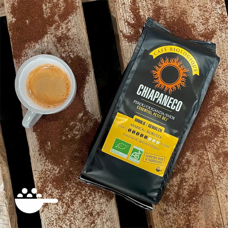 Un café BIO idéal pour bien commencer la journée - moulu 250 gr – café bio – Chiapaneco